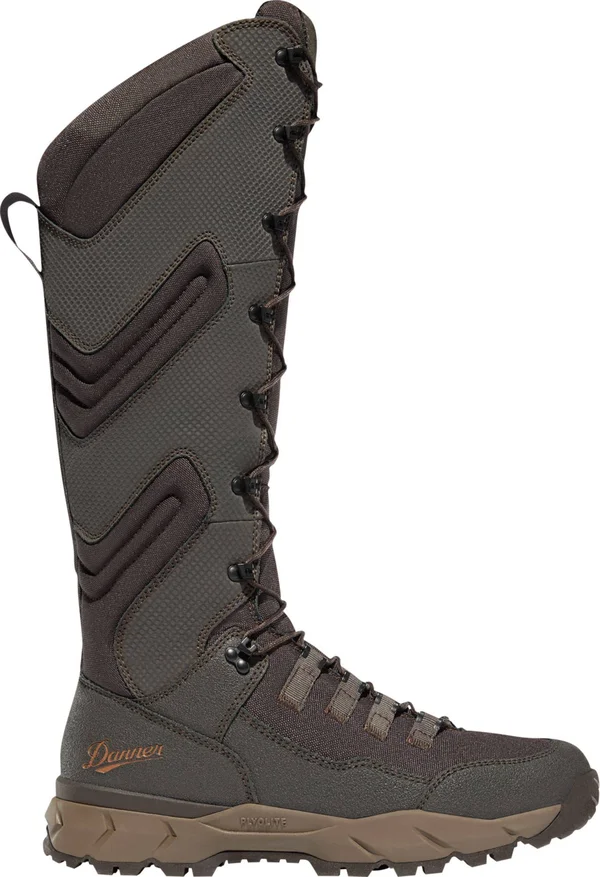 Danner Men's Vital Snake 17 in. Hot Boot Brown 9