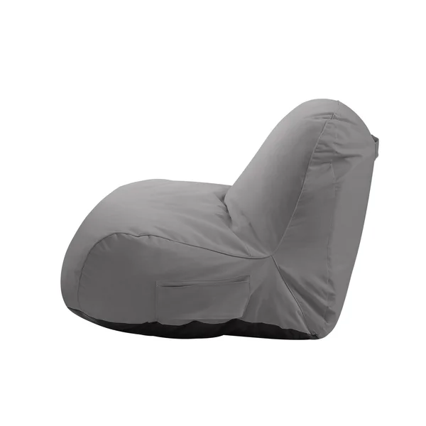 Loungie Nylon Bean Bag Chair Indoor/Outdoor Water Resistant Beige