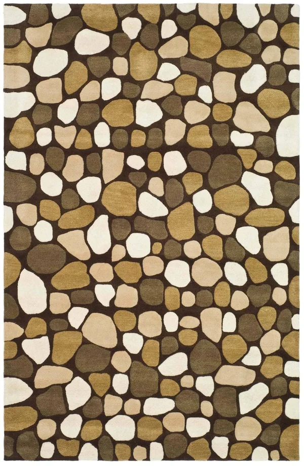 Safavieh Soho SOH814A 3&6x22 x 5&6x22 Dark Brown, Multi Area Rug