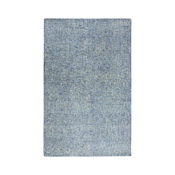 Rizzy Home TALTAL10100091818 18 x 18 in. Talbot Area Rug Sample - Blue, As shown