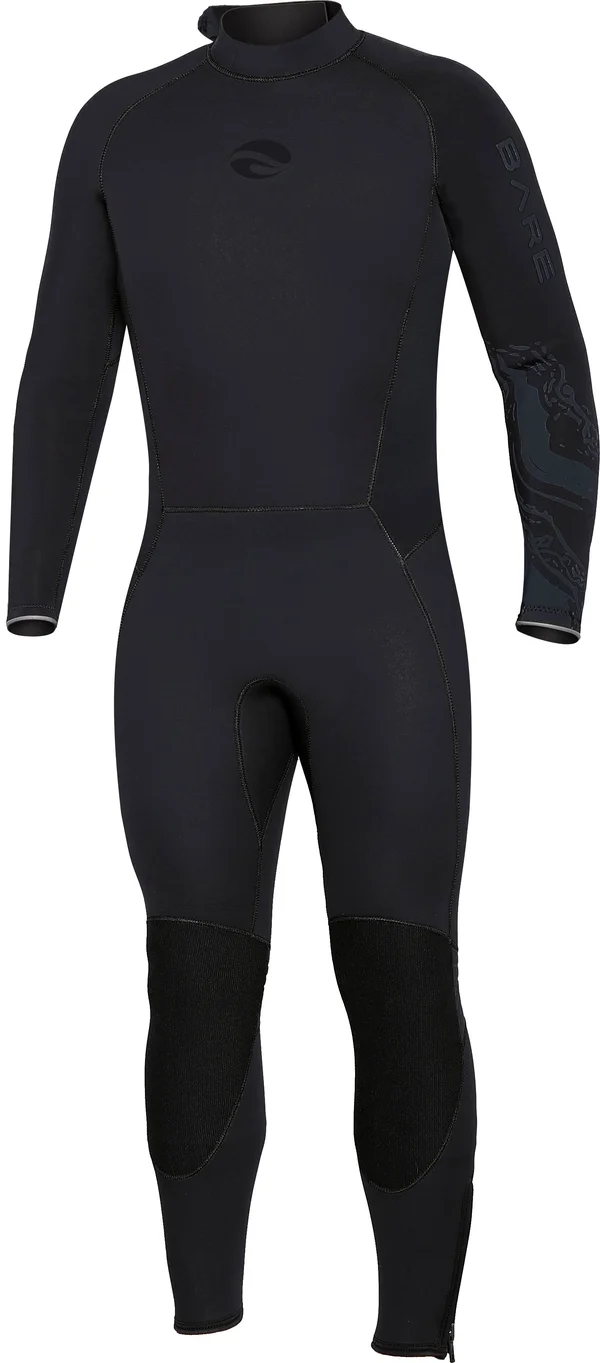 Bare Velocity Ultra 3mm Full Wetsuit (Black, Large)