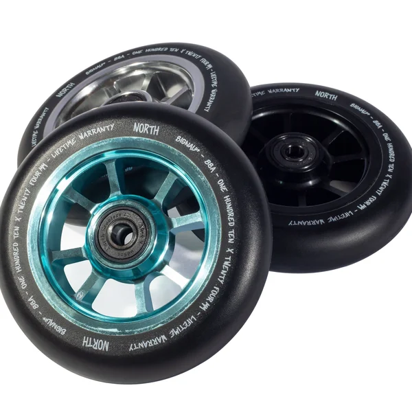 North Scooters Signal Wheels – 110 x 24mm - 110mm, Black-Rose Gold