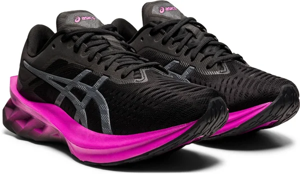 Asics Womens Novablast Black/Carrier Grey