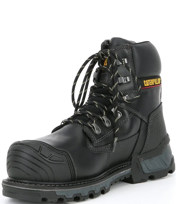 Caterpillar Men's 6 in. Excavator XL Waterproof Composite Toe Work Boots - Brown - 11