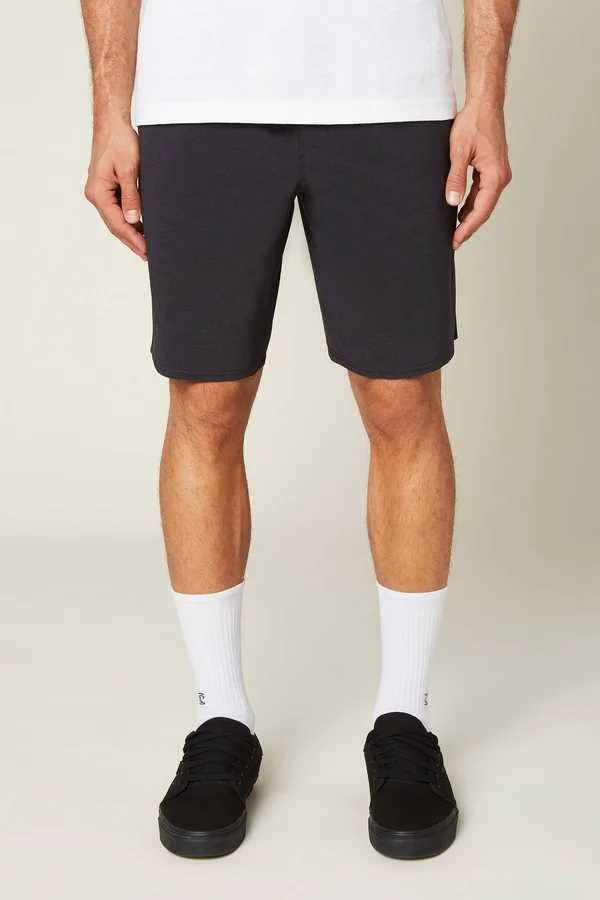 O&Neill Men's Interval Hybrid Shorts, Large, Black