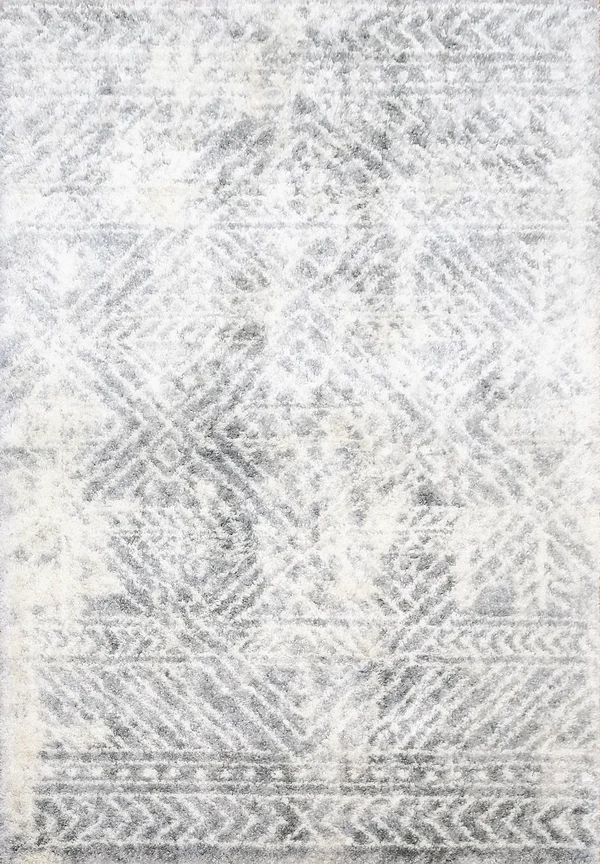 Dynamic Rugs Reverie 3545 5&3x22 x 7&7x22 Cream - Grey Area Rug