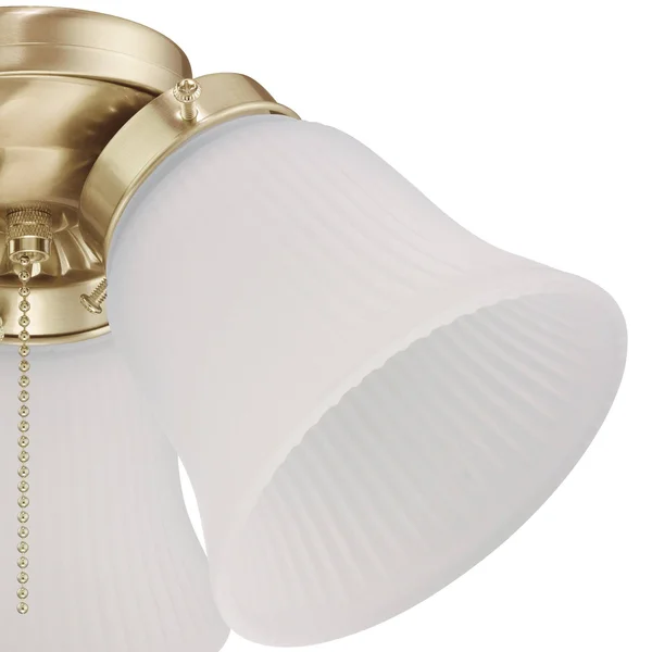 Westinghouse 3-Light LED Cluster Ceiling Fan Light Kit - Polished Brass 7784500