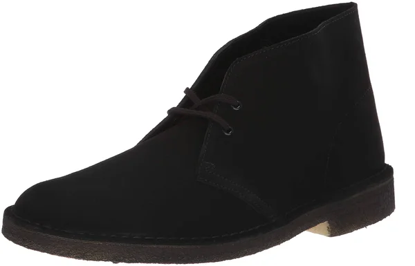 Clarks Desert Boot - Men's Black Suede, 11.5