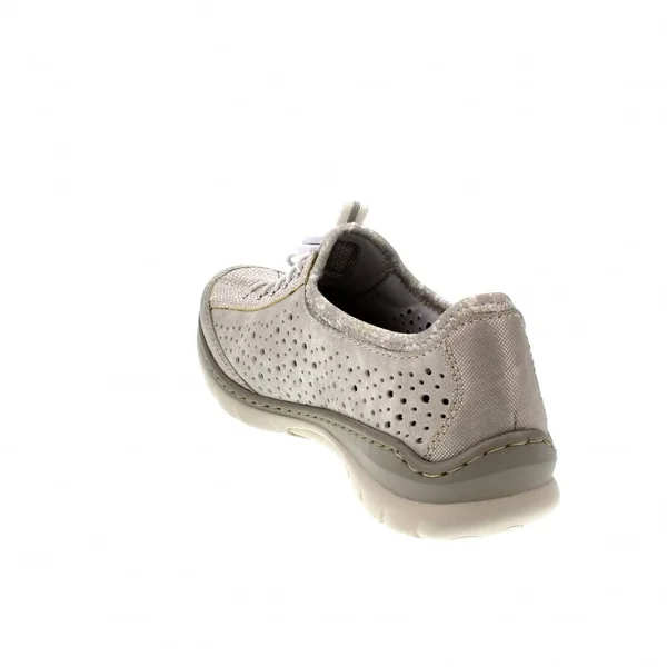 Rieker L3297-91 Off White/Silver 42 EU Womens Trainers