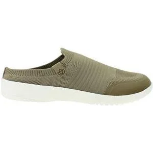 Spenco Orthotic Blissful Slide Memory Foam Slip Ons - Size 6 Medium, Light Taupe