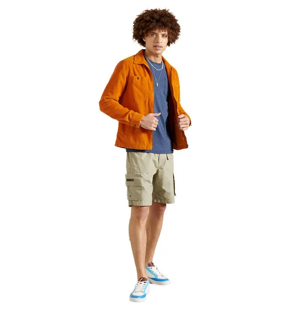 Superdry Utility Cargo Shorts - Natural - Cargo Shorts