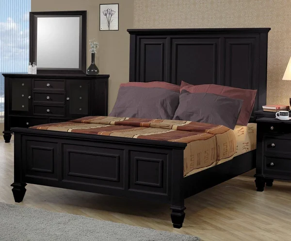 Coaster Sandy Beach Black Queen Bed