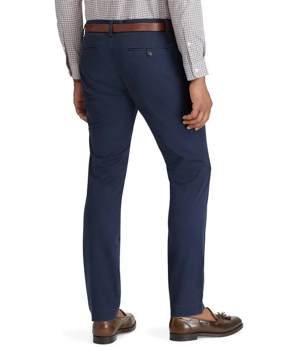 Polo Ralph Lauren Men's Straight-Fit Stretch Chino Pants - Black
