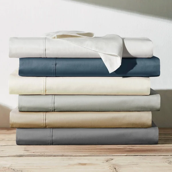 Brielle Home Viscose from Bamboo Sheet Set - Queen - Charcoal