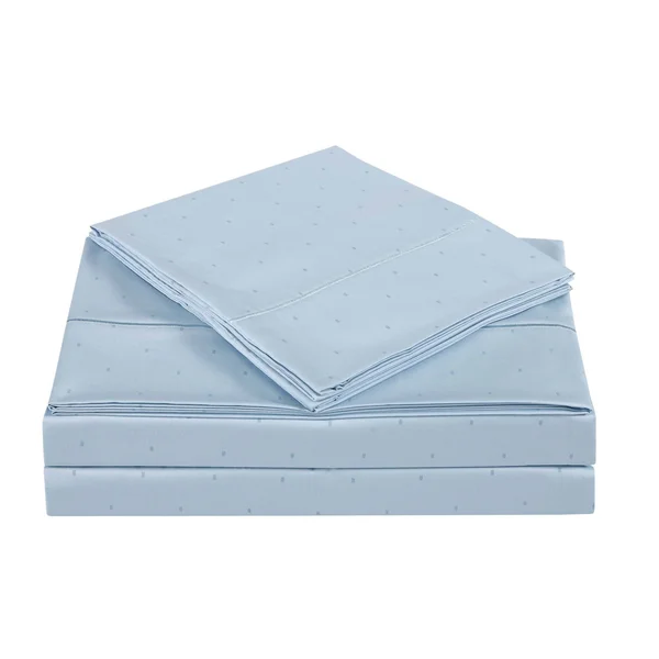 Charisma 310 Thread Count Classic Dot Sheet Set Skyway