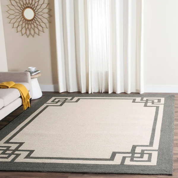 Safavieh Four Seasons Outdoor Area Rug, Ivory/Charcoal