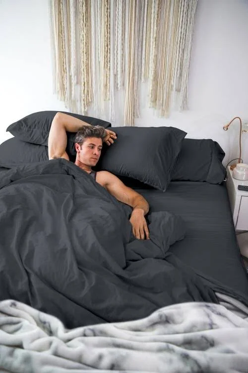 Pillow Guy Sheet Set(test) Charcoal - King, Cool & Crisp