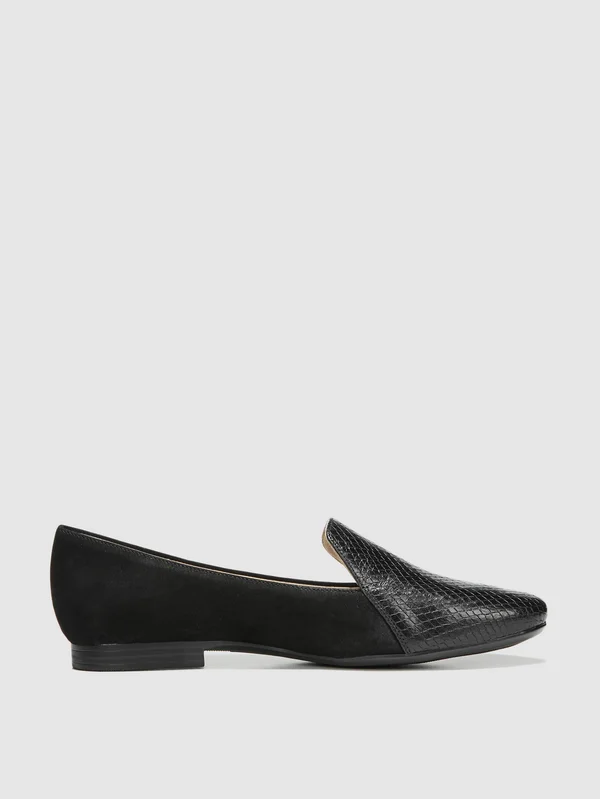 Naturalizer Emiline Flats - Black Snake