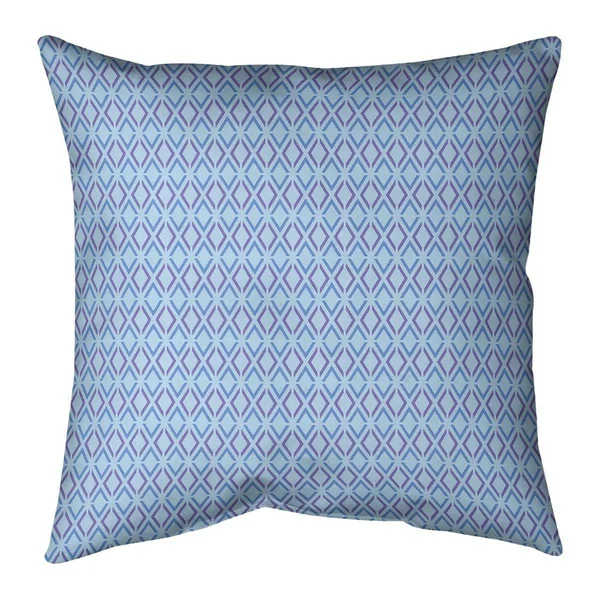 Full Color Arrow Diamonds Indoor/Outdoor Pillow - 20 x 20 - Yellow Pink & Green - N/A