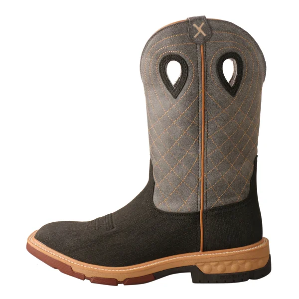 Twisted x Men's CellStretch Work Boots - Rubberized Brown/Grey