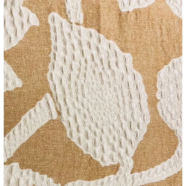 Plutus 16x22 x 16x22 Golden Arabella Vine Luxury Throw Pillow in Bronze Tones