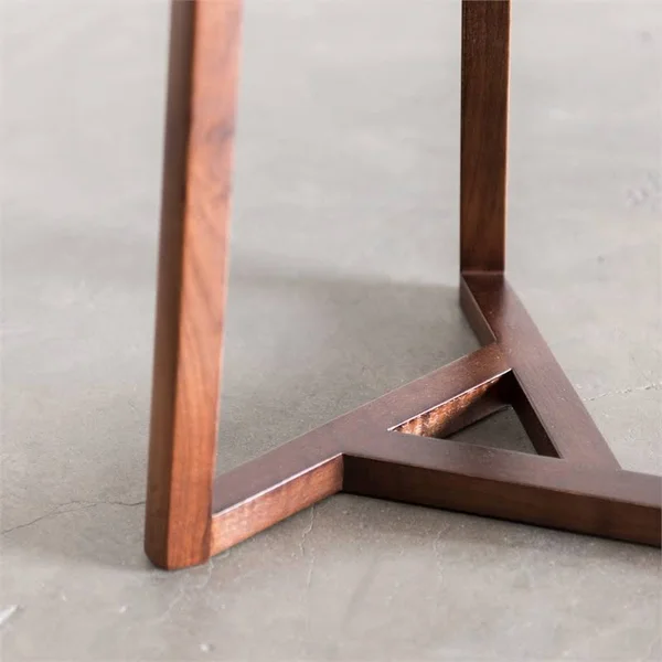 Gingko Oslo Side Table - Natural Walnut