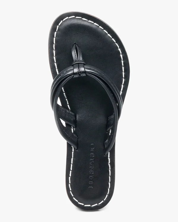 Bernardo Miami Two Strap Thong Sandals 5 - Black