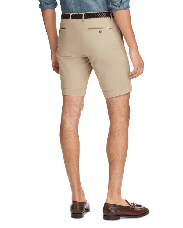 Polo Ralph Lauren Men's 9.5-Inch Stretch Slim Fit Twill Shorts - Red - Size 31