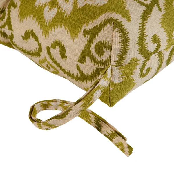 Set of 2 Shoreham Ikat Outdoor High Back Chair Cushions - Kensington Garden