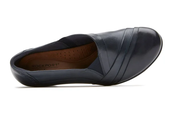 Rockport Women's Cobb Hill Abbott Slip On - Size: 9.5, Navy Leather