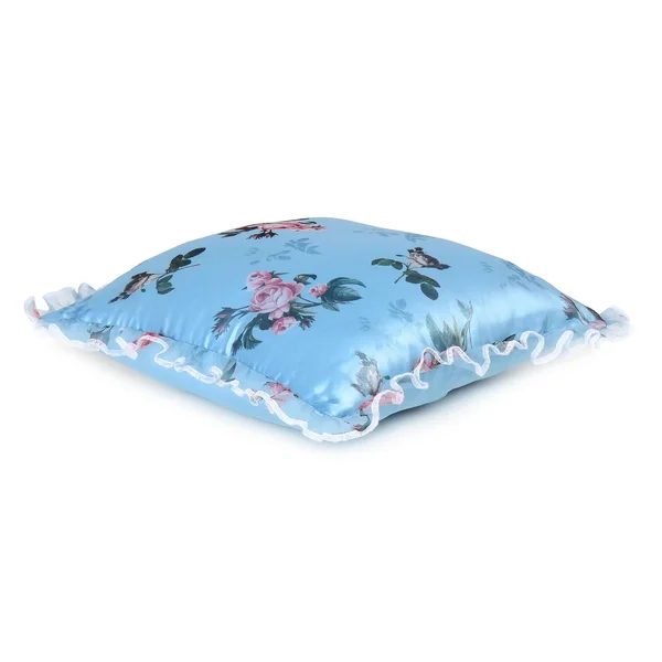 Oussum Decorative Cushion Covers Floral Pillow Cases Frill Pillow Cover 16x22x16x22 Single, Set of 2, Set of 5 - Jester Red Fri