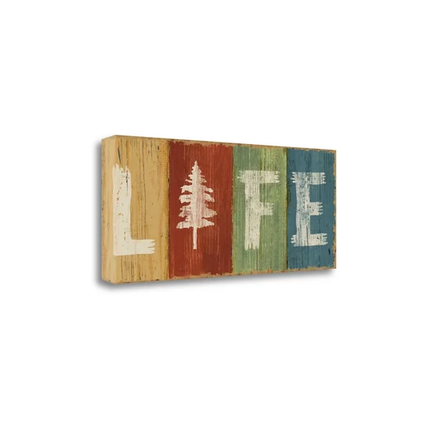 Tangletown Fine Art Lake Lodge VI by Sue Schlabach, Gallery Wrap Canvas, 32x22 x 13x22
