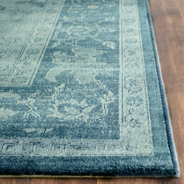 Safavieh Vintage Light Blue/Dark Blue 8 ft. x 11 ft. Area Rug