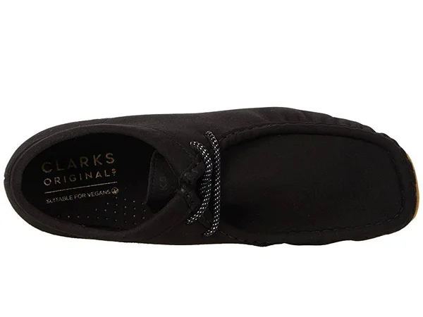 Clarks Wallabee &Black Vegan& 9 Black Vegan