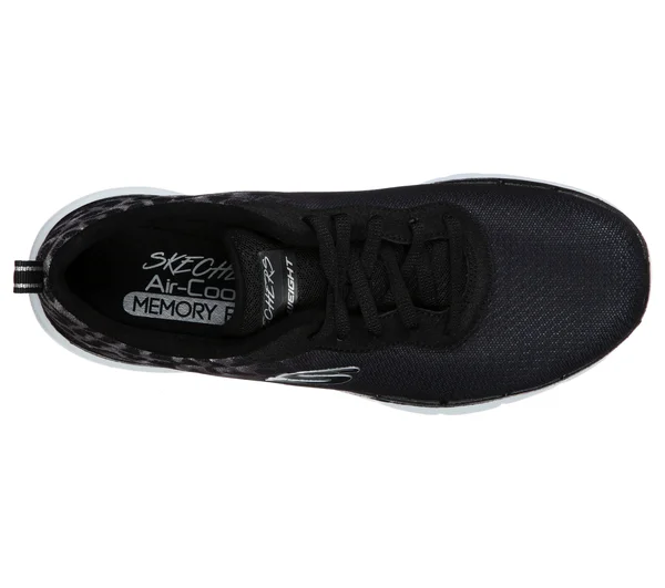 Skechers Flex Appeal 3.0 Leopard Path Womens Black Lifestyle Sneakers Shoes