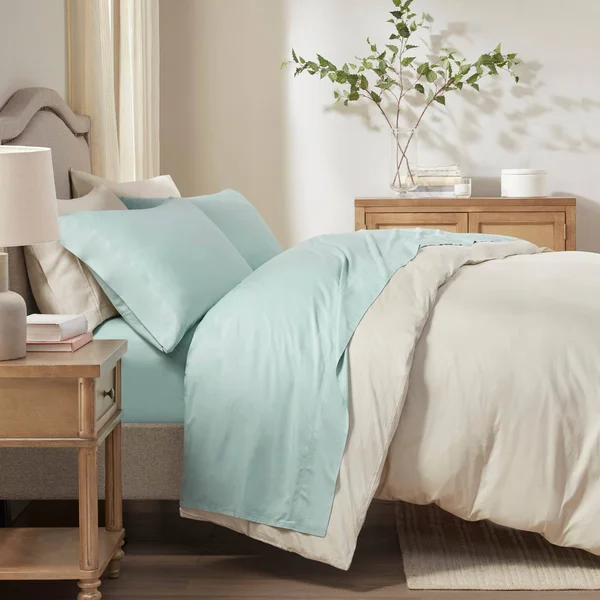 Comfort Classics Rayon from Bamboo Sheet Set, Size: California King, Grey
