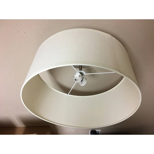 Rockies Containers 16 in. 2-Light Brushed Nickel Semi-Flush Mount