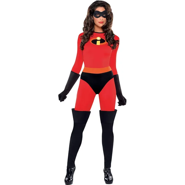 Party City The Incredibles Mrs. Incredible Halloween Costume for Women - with Included Accessories, Women's, Size: Large