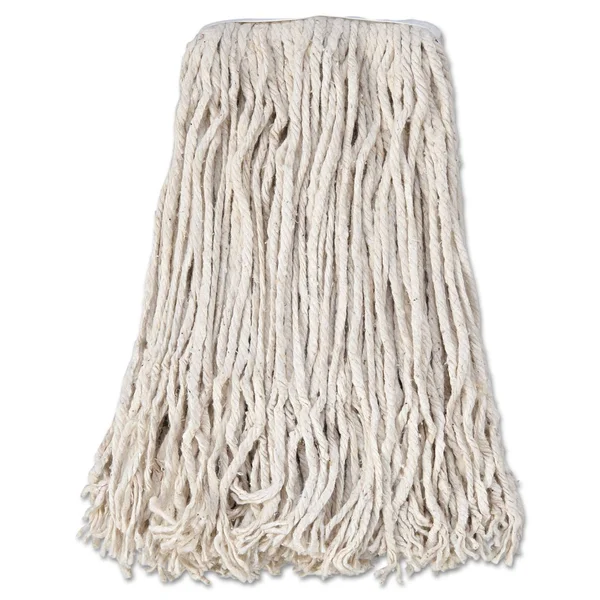 Boardwalk Banded Cotton Mop Head #24 White 12/Carton CM02024S