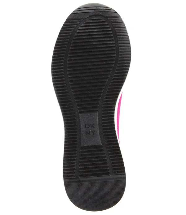 Dkny Parks Knit Wedge Sneakers, Womens, 10M, Jungle Fuchsia
