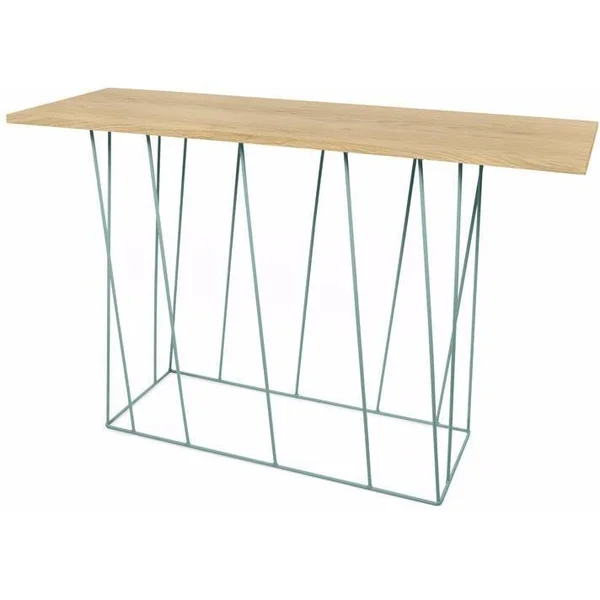 Helix Console Table - Rusty Look/Black Lacquered Steel - 9500.627002