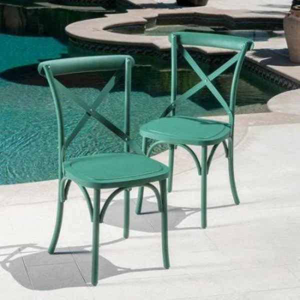 Gracie Oaks Lison Dining Chair Color: Magnolia Green