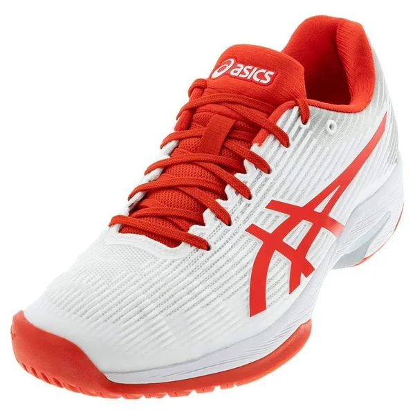 Asics Women's Solution Speed FF - White/Fiery Red - 9