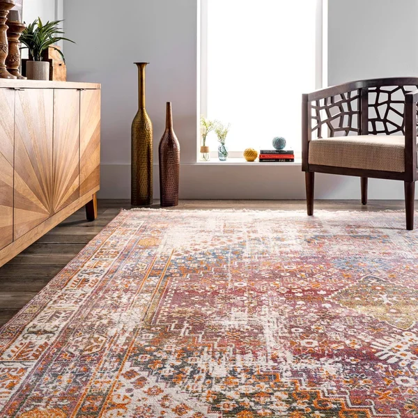 nuLOOM Rust Indoor Southwestern Area Rug 12 x 15 KHMC07B-12015