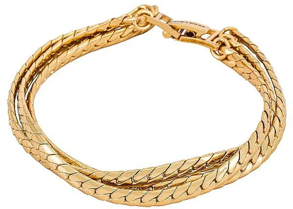 Priya Triple Strand Bracelet in Gold