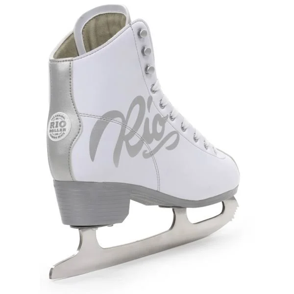 Rio Roller Script Ice Skates (White)