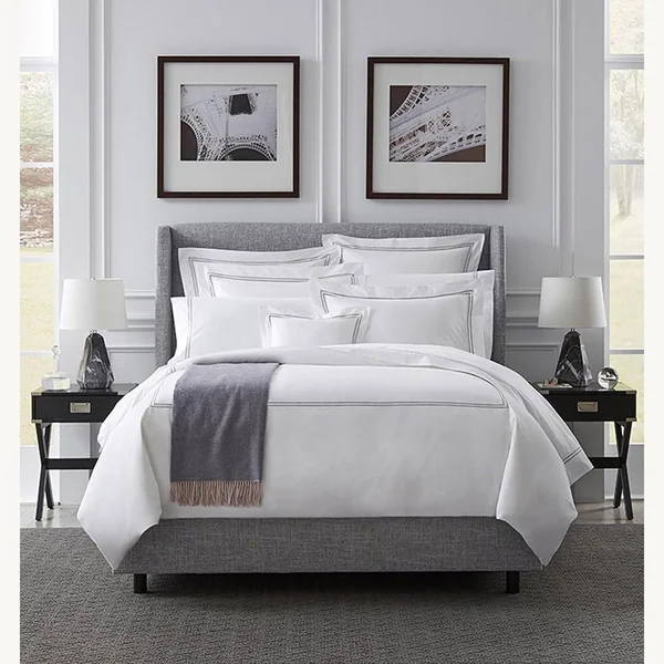 Sferra Grande Hotel Pillowcases, King, Ivory