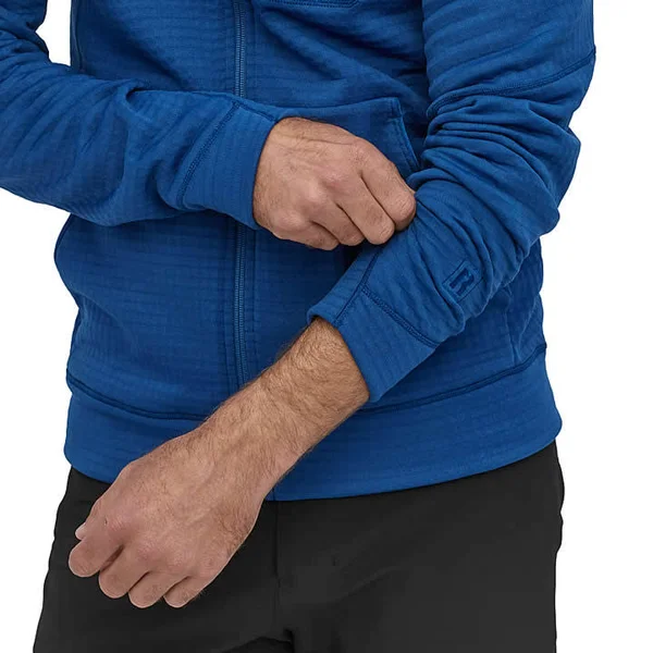 Patagonia Men's R1 Fleece Full-Zip Hoody, Superior Blue, XL