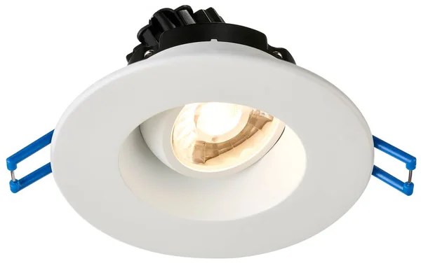 Lotus LRG3-27K-WH-15D 7.5 Watt 3x22 Round Regressed LED Gimbal - 15° Beam Angle - 2700K - 580 Lumens - 120V - White