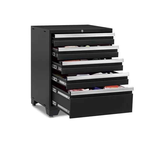 NewAge Products Pro 3.0 Series Black 28x22 5-Drawer Tool Cabinet
